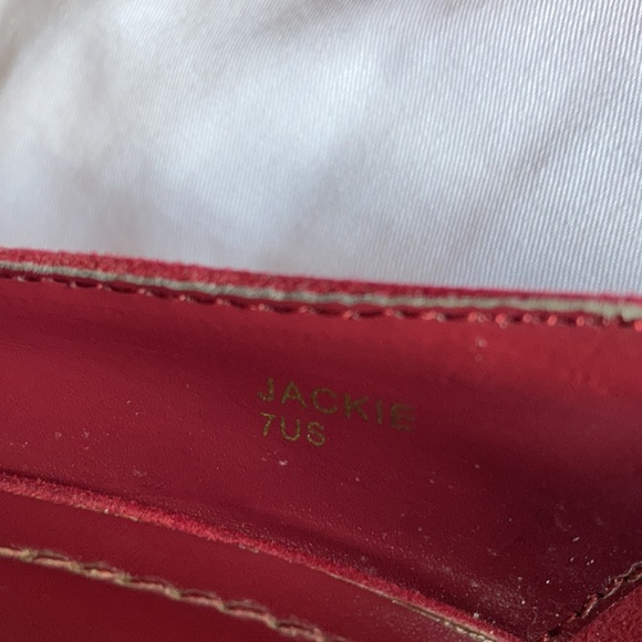 Shoedazzle maroon gold stud pumps - Picture 5 of 5